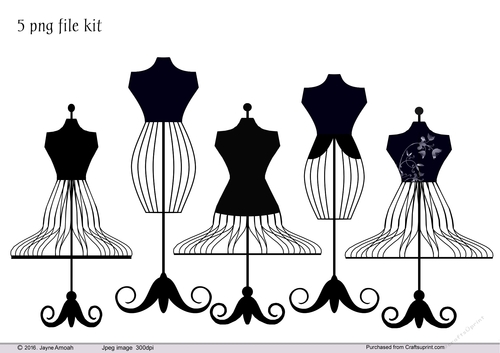 PNG - Manikin forms