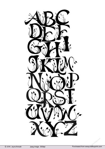 Alphabet art