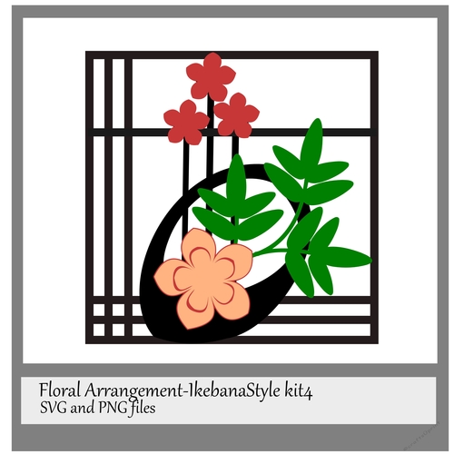 Florai arrangement Ikebana Style Kit4