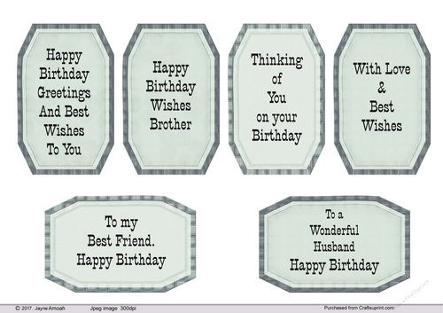 Birthday sentiments for Men 3