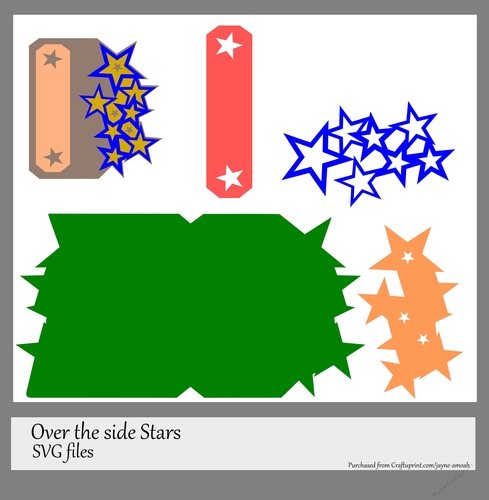 Card of Stars -over the edge kit2