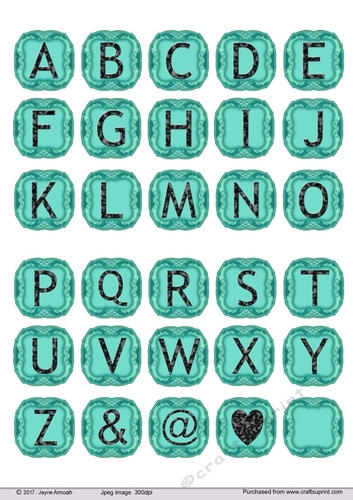 A-Z in Square