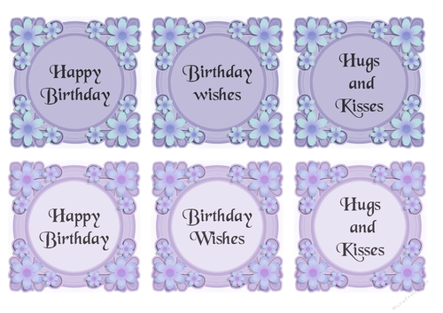 Floral Birthday Sentiments 3