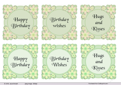 Floral Birthday Sentiments 4