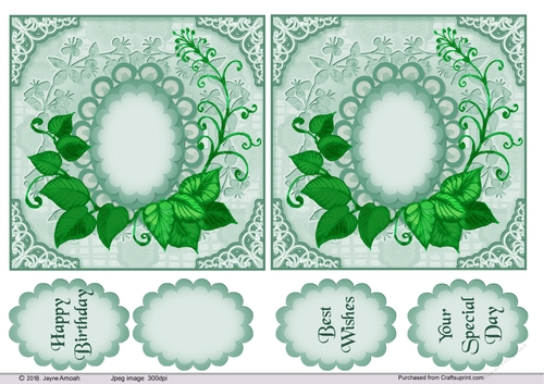 5.5in square Card fronts