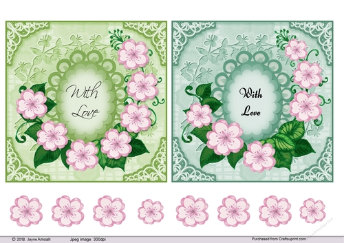 With Love, Floral Topper