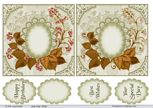 Autumnal, Floral Topper