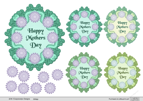 Mothers Day, Card front