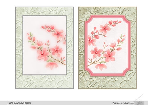 Pink Spring Blossoms toppers