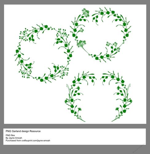 Png wreaths foliage