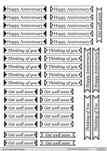 Happy Anniversary, Thinking of you, Get well soon 3