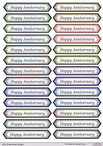 Happy Anniversary, Sentiments