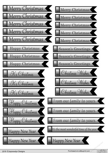 Christmas and New Year sentiments