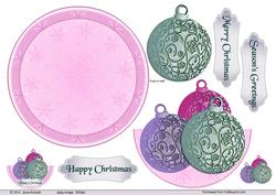 3 Baubles - Rocker Card