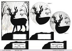 Deer in Silhouette