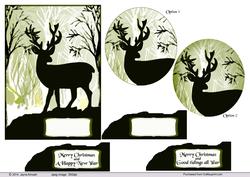 Deer in Silhouette 4