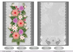 Mixed Flowers - a Floral Arrangement and Insert-3