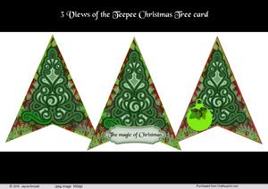Teepee - Christmas Tree 1