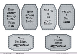 Birthday sentiments for Men 2