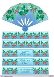 Christmas Fan Card front
