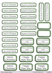 Green Christmas Sentiments,