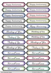 Happy anniversary, Get well soon, Thinking of you sentiments 2