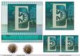 E Alphabet "deco Caps" Card Front