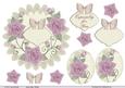 Purple Rose Garland