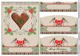 Decorative Heart in Holly Frame