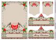 Holly and Faux Pearls Decorative Front