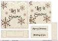 Let It Snow in Brown Tones