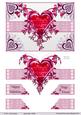 Decorative Hearts 2-pinks