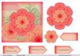 Vintage Pink Floral Topper