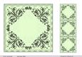 Floral Corner Card Blanks-monochrome2