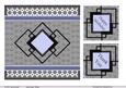 Art Decoco Card Front Black Monotones and Purple