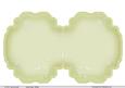 Butterflies and Florals in Pale Green and White-insert