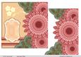6.75 Stylised Dusky Pink Flowers