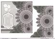 6.75 Stylised Grey Flowers