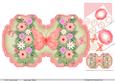 Flowers and Butterflies -shaped Card 2