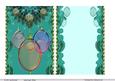 3 Tranparent Christmas Bauble in Teal