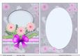 Stylised Flowers with Bow -topper and Insert 2