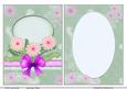 Stylised Flowers with Bow -topper and Insert 3