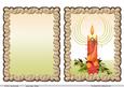 Christmas Candle with Christmas Florals 2