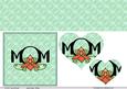 Mom with Lotus Flower Design