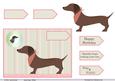 Dachshund Birthday Card Front 2