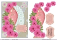 Floral vase with Roses 3