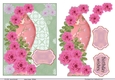 Floral vase with Roses 5