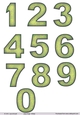 Numbers 0-9 Christmas Holly kit 2