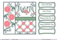 Mum -floral card front 3
