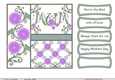 Mum -floral card front 4